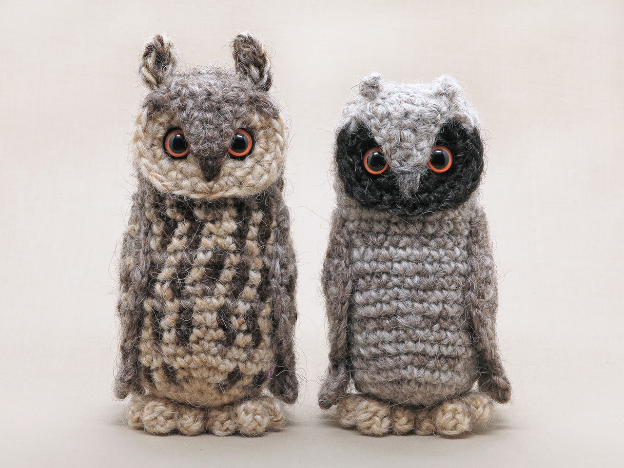 Crochet animal patterns designed by Sonja van der Wijk